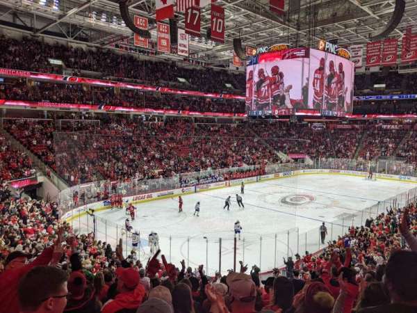 Lenovo Center, section: 124, row: VV, seat: 7