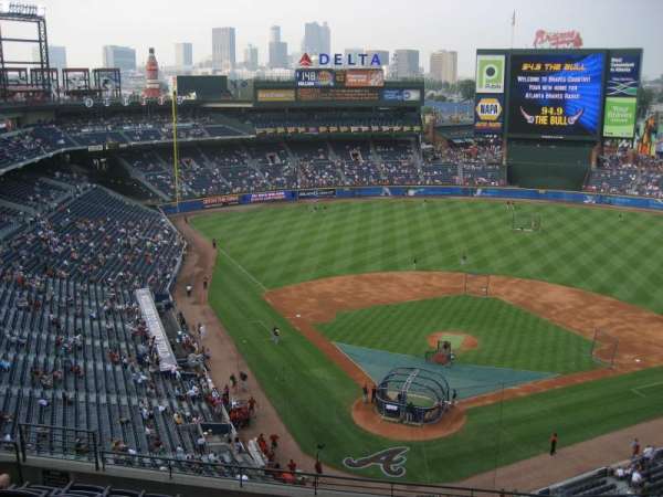Turner Field, section: 403, row: 10, seat: 101