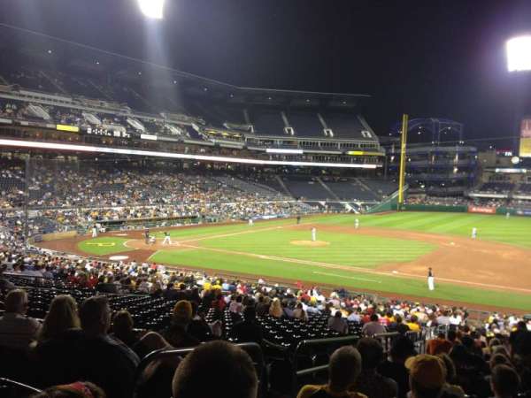 PNC Park, section: 108, row: CC, seat: 22