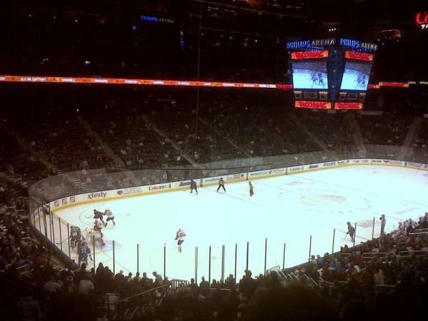 State Farm Arena, section: 215, row: G, seat: 17