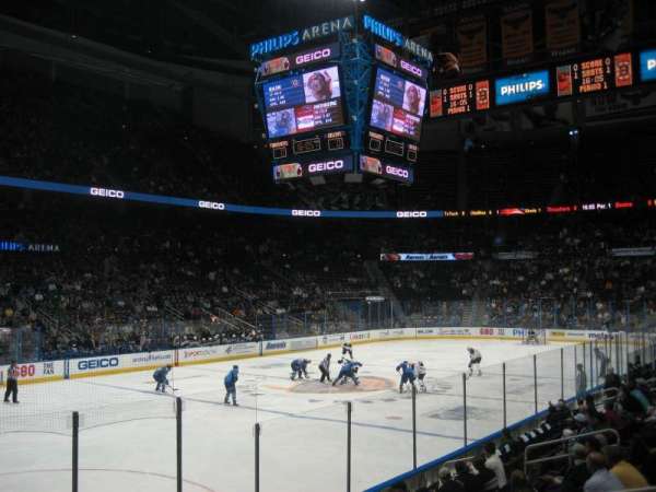 State Farm Arena, section: 107, row: N, seat: 8