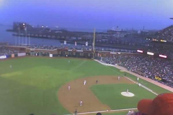 Oracle Park, section: VR325, row: 3, seat: 18