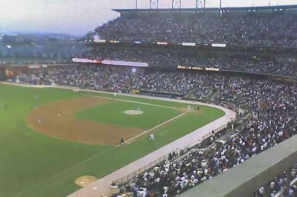 Oracle Park, section: VR330, row: 1, seat: 9
