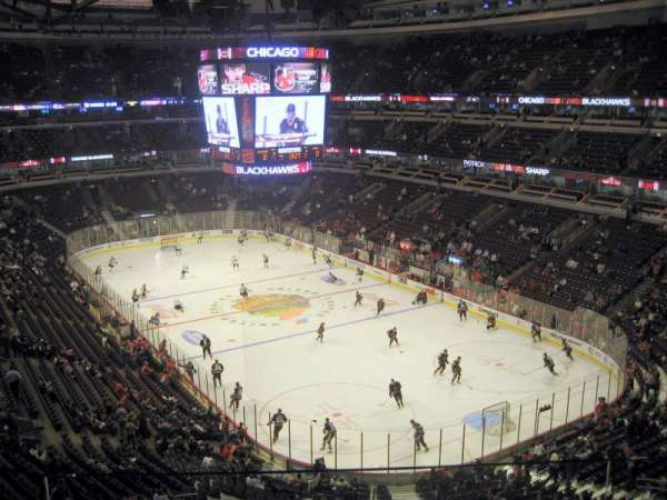 United Center, section: 312, row: 2, seat: 8