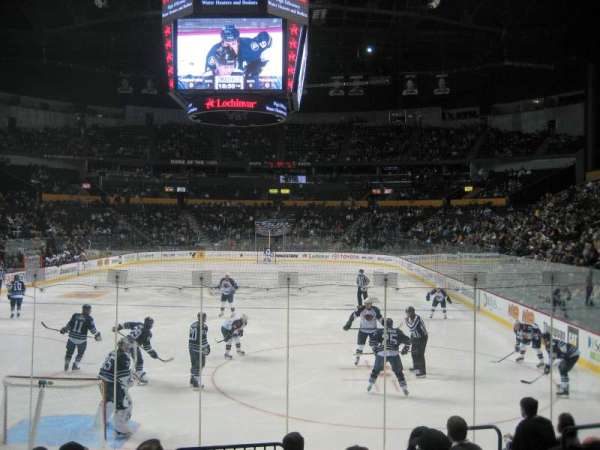 Bridgestone Arena, section: 101, row: KK, seat: 11
