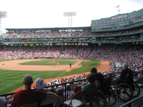 Fenway Park, section: Grandstand 32, row: 3, seat: 12