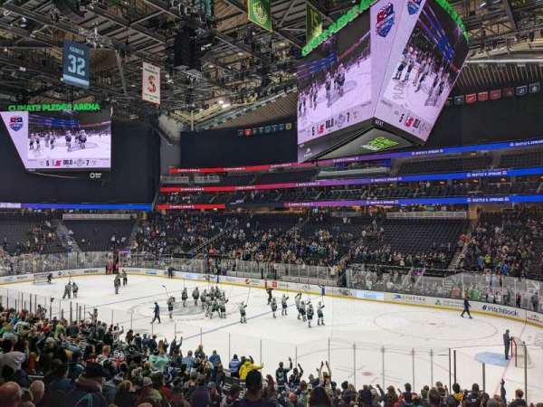 Climate Pledge Arena, section: 11, row: V, seat: 17