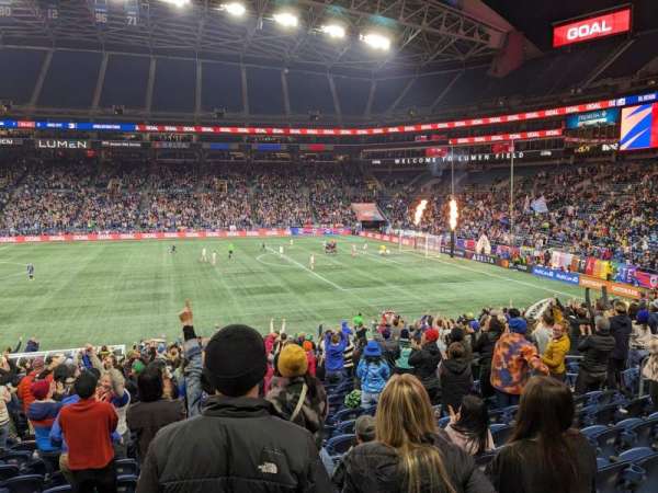Lumen Field, section: 132, row: Z, seat: 14