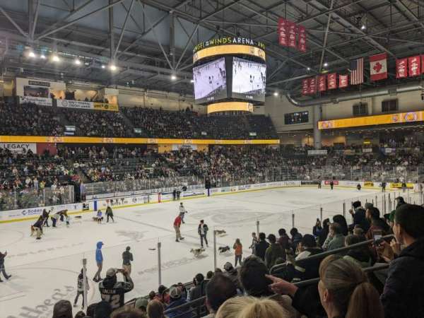 Angel of the Winds Arena, section: 106, row: 12, seat: 7