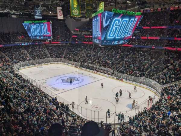 Climate Pledge Arena, section: 110, row: D, seat: 10