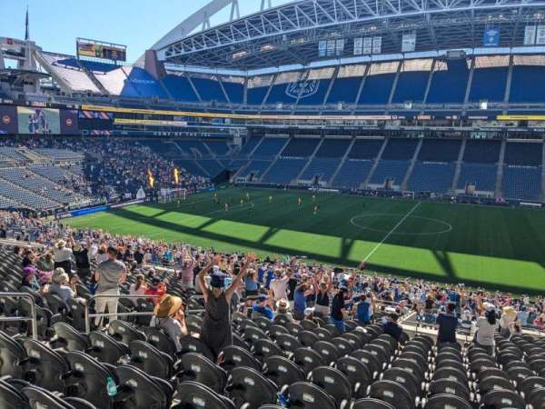 Lumen Field, section: 208, row: W, seat: 11