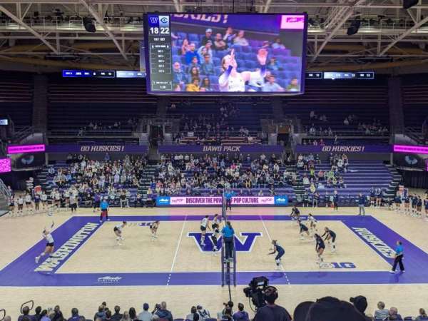 Alaska Airlines Arena at Hec Edmundson Pavilion, section: 8, row: 18, seat: 15