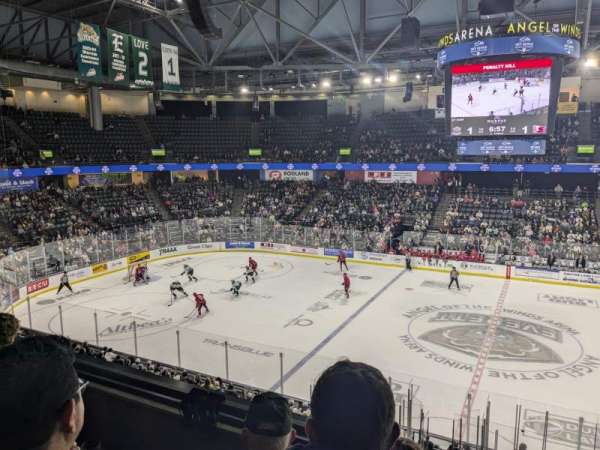 Angel of the Winds Arena, section: 208, row: 3, seat: 3