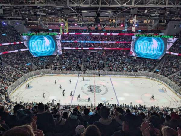 Climate Pledge Arena, section: 201, row: H, seat: 15