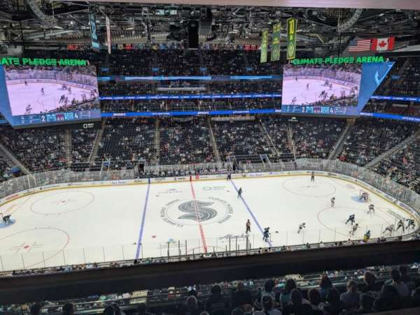 Climate Pledge Arena, section: 214, row: A, seat: 20