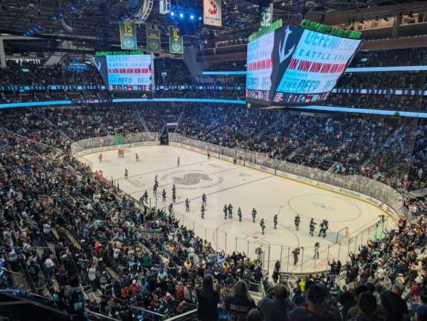 Climate Pledge Arena, section: 123, row: H, seat: 14