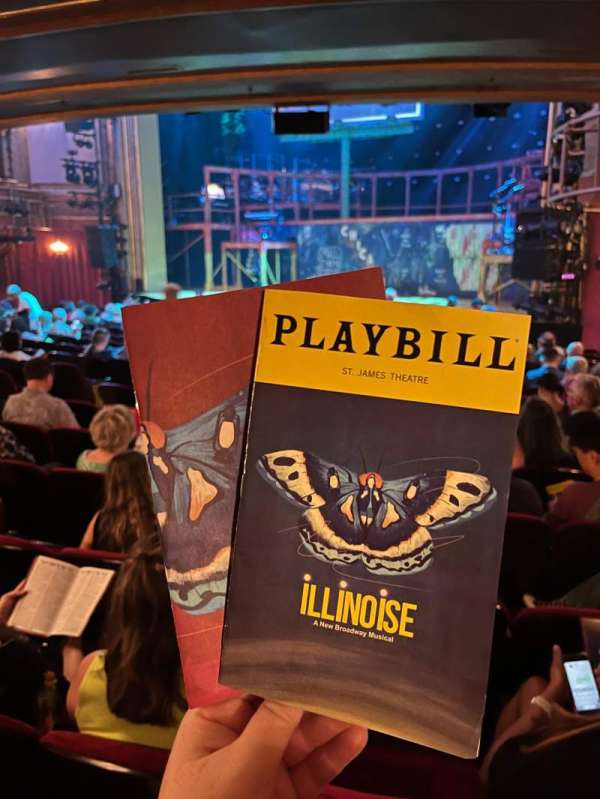 St. James Theatre, section: Orchestra R, row: Q, seat: 20