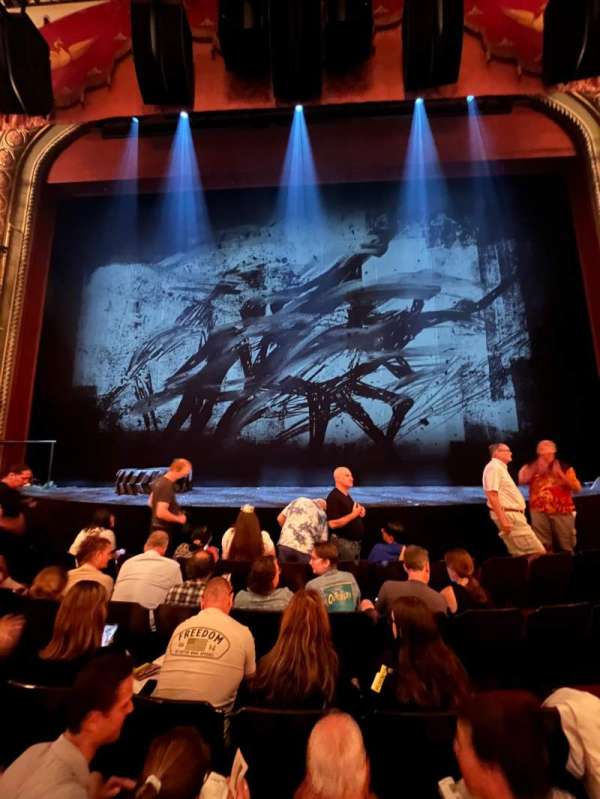 Bernard B. Jacobs Theatre, section: Orchestra C, row: F, seat: 109