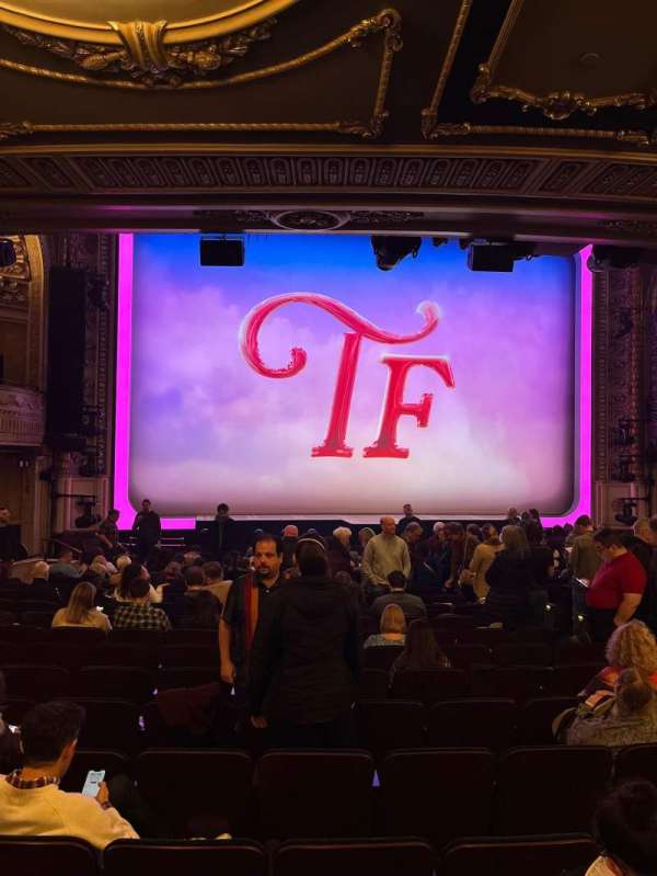Palace Theatre, Broadway, section: Orchestra L, row: S, seat: 111