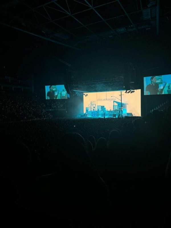 The O2, London, section: 110, row: M, seat: 290