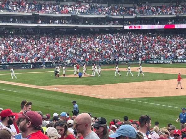 Citizens Bank Park, section: 111, row: 24, seat: 9