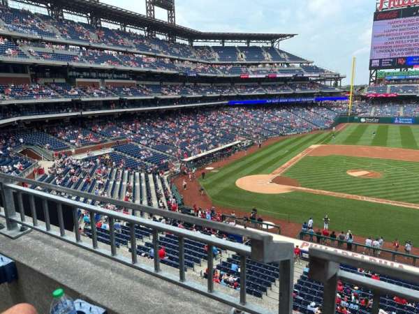 Citizens Bank Park, section: 216, row: 1, seat: 16