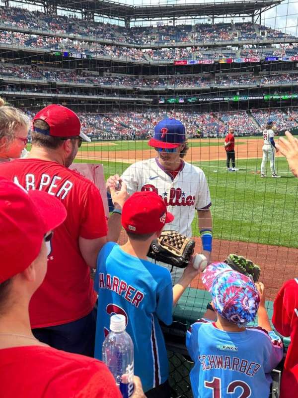 Citizens Bank Park, section: 112, row: 3, seat: 12