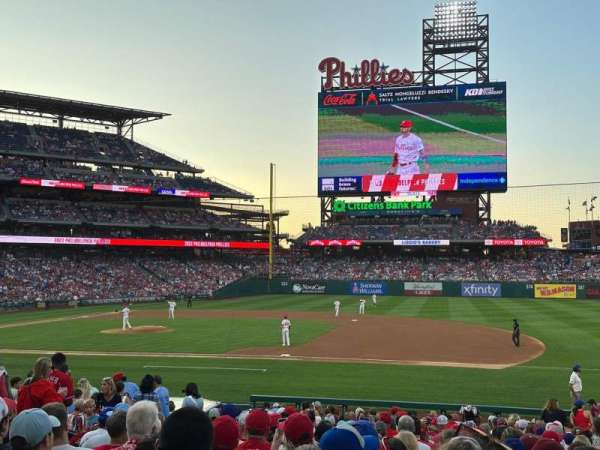 Citizens Bank Park, section: 115, row: 23, seat: 8