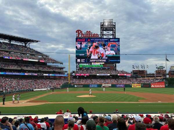 Citizens Bank Park, section: 117, row: 16, seat: 17