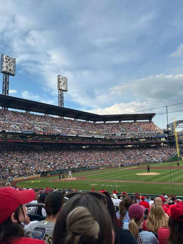 PNC Park, section: 109, row: J, seat: 13