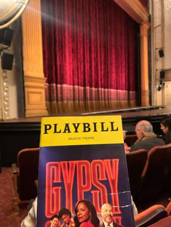 Majestic Theatre, section: Orchestra L, row: E, seat: 19