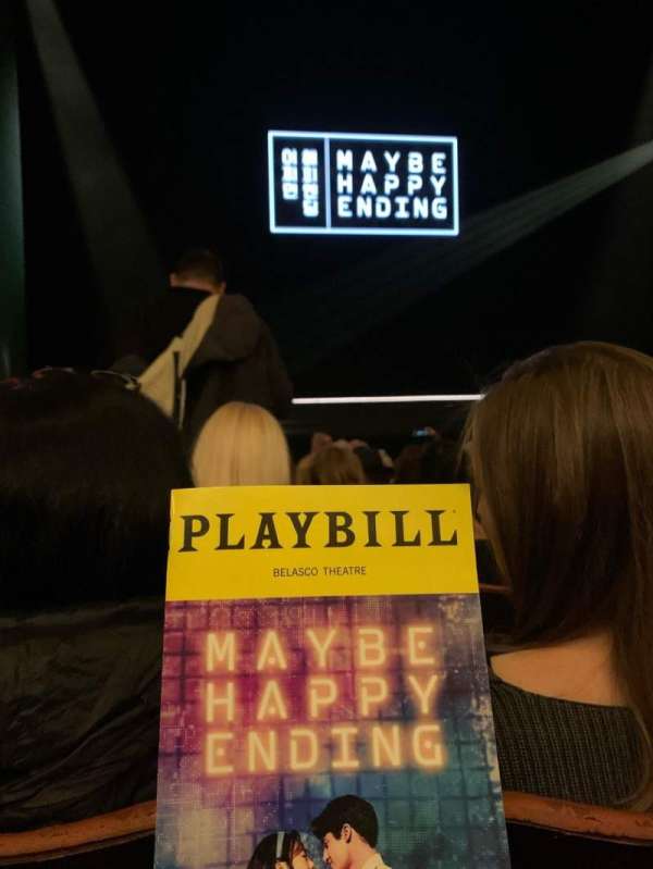 Belasco Theatre, section: Orchestra C, row: K, seat: 103