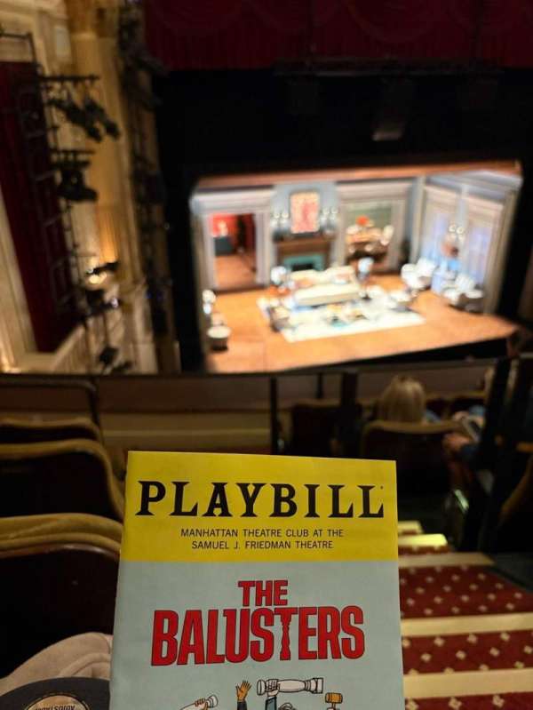 Samuel J. Friedman Theatre, section: Mezzanine L, row: C, seat: 1