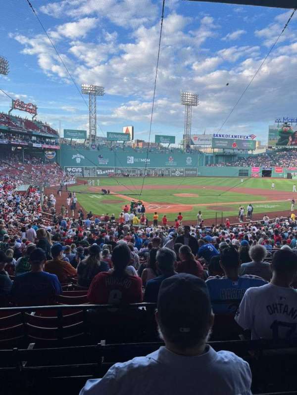 Fenway Park, section: Grandstand 19, row: 4, seat: 14