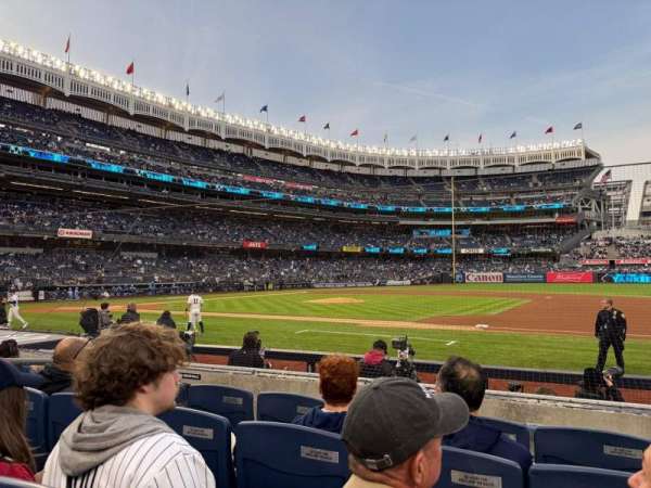 Yankee Stadium, section: 15A, row: 4, seat: 8