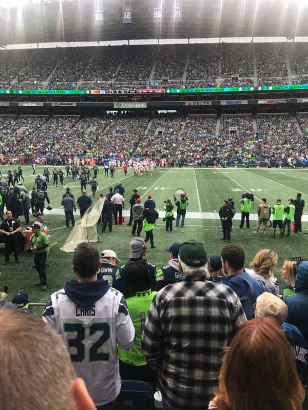 Lumen Field, section: 133, row: F, seat: 12
