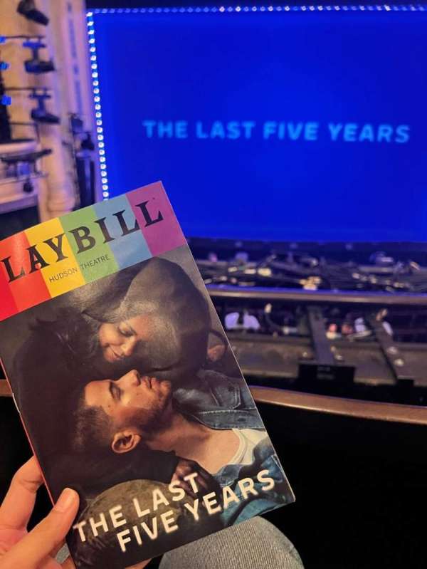 Hudson Theatre, section: Dress Circle C, row: B, seat: 107