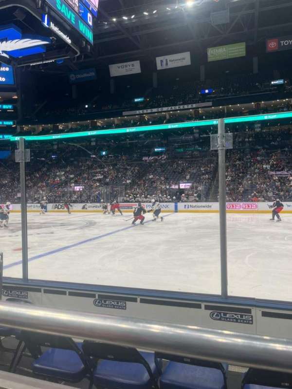 Nationwide Arena, section: 113, row: H, seat: 11
