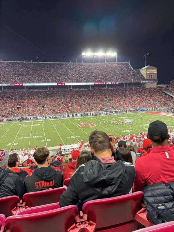 Ohio Stadium, section: Club 1, row: 28, seat: 9