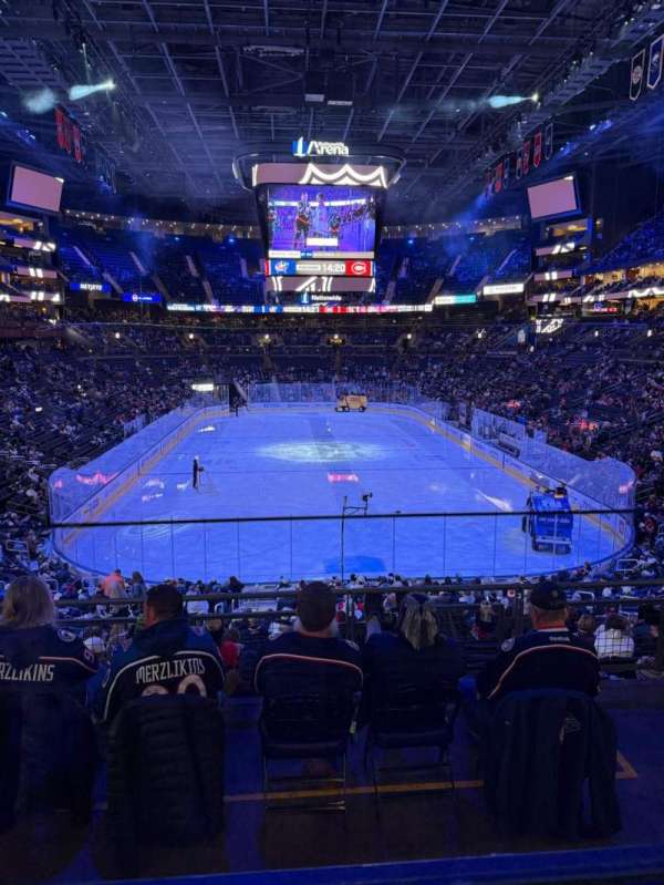 Nationwide Arena, section: C12, row: A, seat: 13