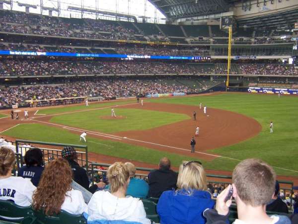 American Family Field, section: 210, row: 6, seat: 5