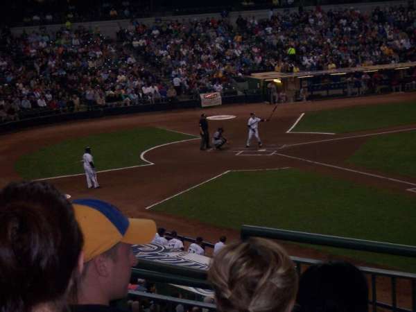 American Family Field, section: 211, row: 1, seat: 4