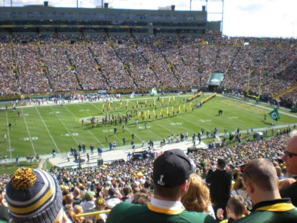 Lambeau Field, section: 322, row: 6, seat: 10