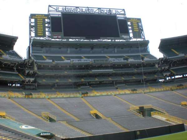 Lambeau Field, section: Field