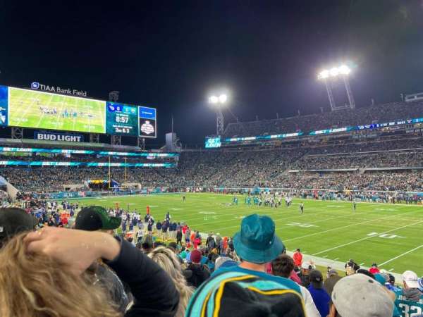 EverBank Stadium, section: 131, row: P, seat: 17