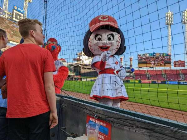 Great American Ball Park, section: 113, row: A, seat: 12