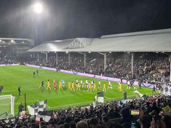 Craven Cottage, section: P4, row: II, seat: 80