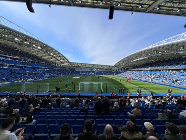 American Express Stadium, section: S1D, row: U, seat: 98