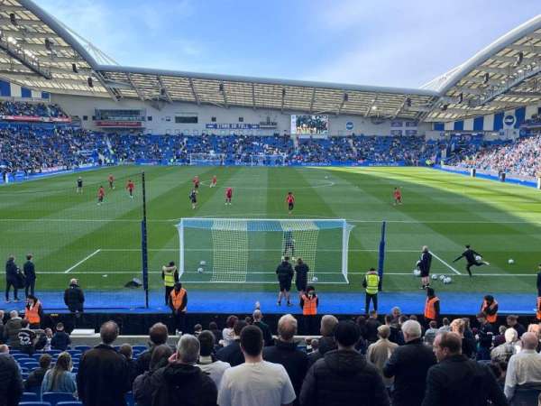 American Express Stadium, section: S1D, row: U, seat: 98