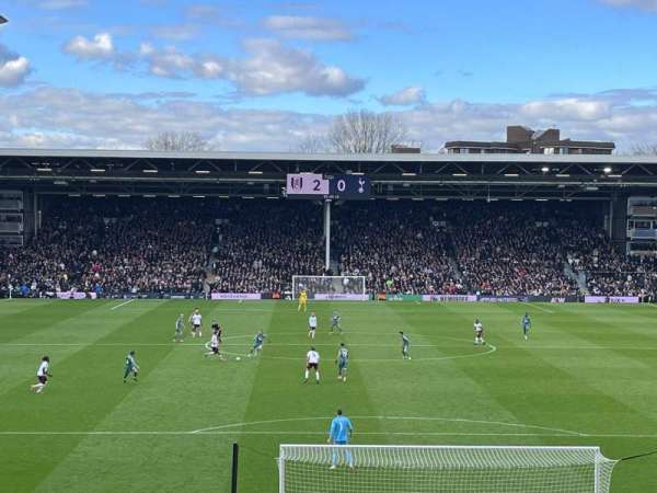 Craven Cottage, section: P4, row: II, seat: 80